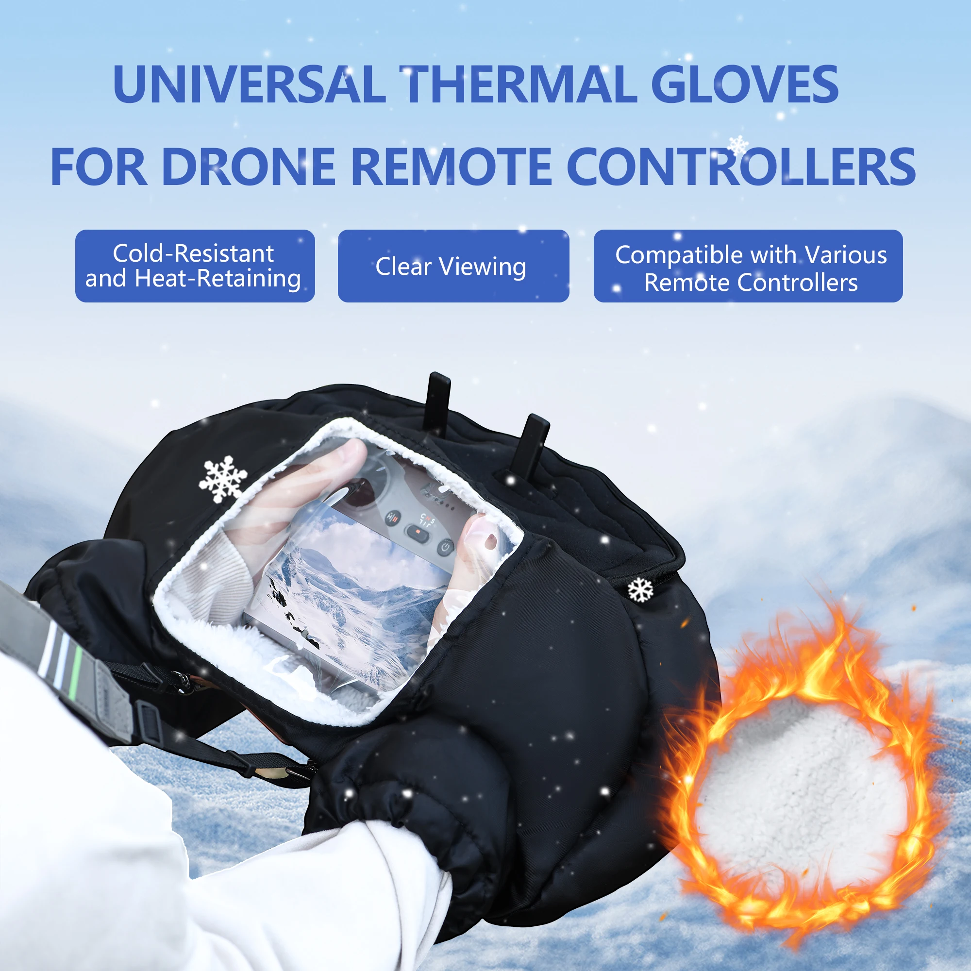 Dji Drone Mini 4 Pro - Winter Warm Gloves Drone Flight Cold